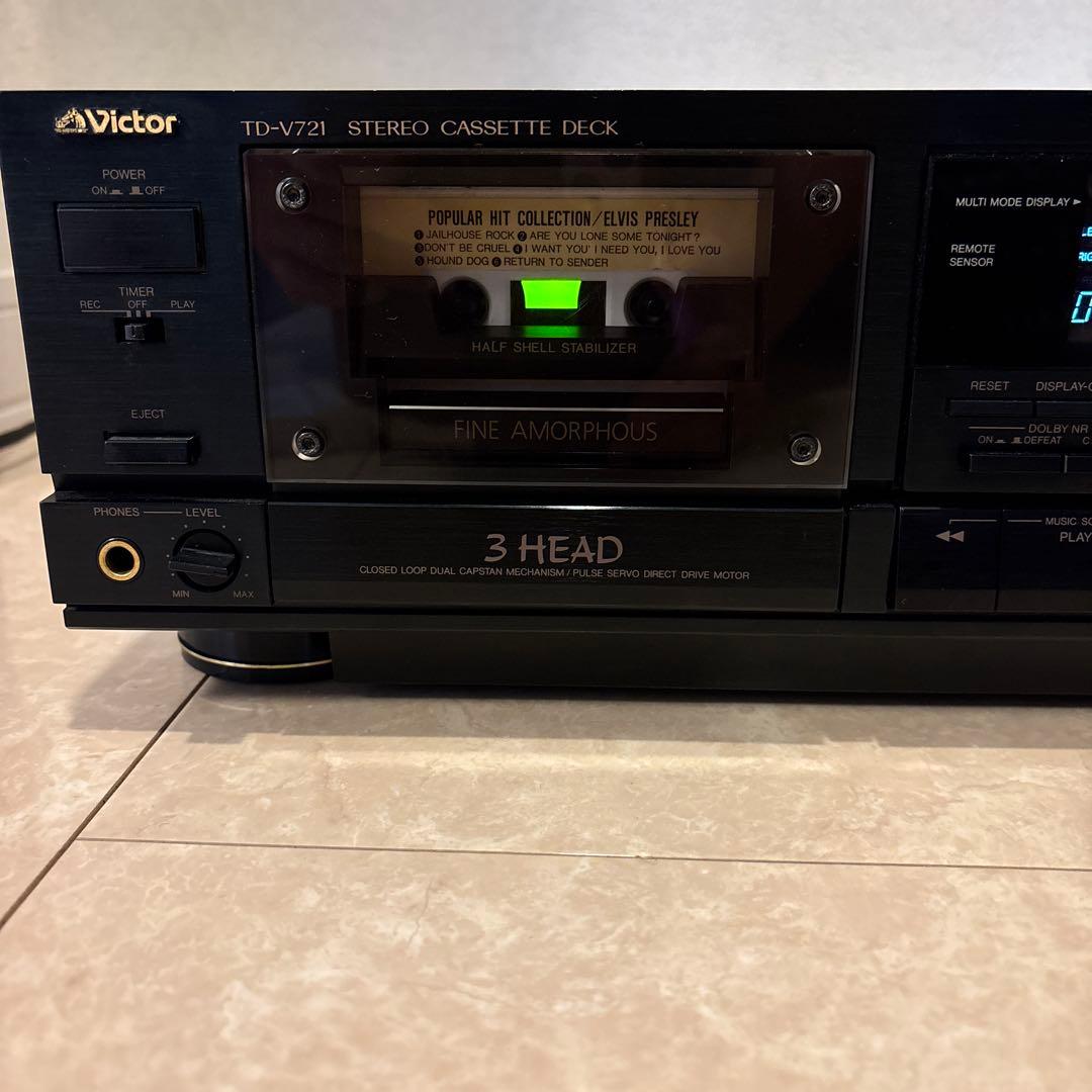 ★貴重★Victor 3ヘッドカセットデッキ TD-V721