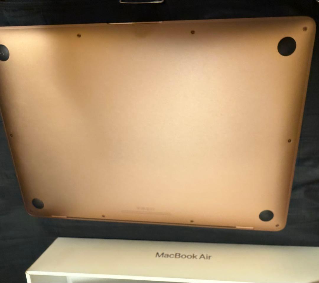 【2回使用】純正MacBook Air ゴールド M1 8コア 512GB