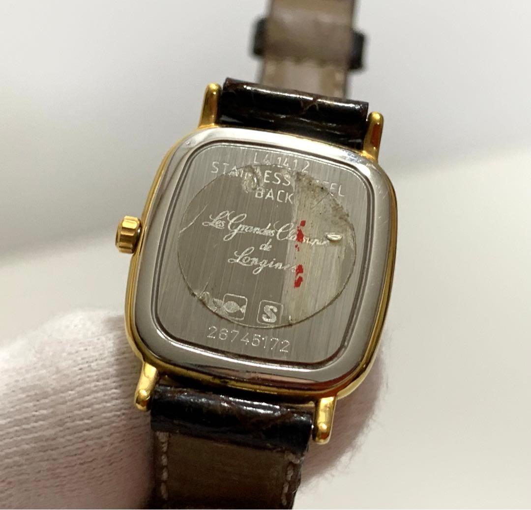 ロンジン LONGINES ゴールドカラー アナログ レディース腕時計 ジャンク