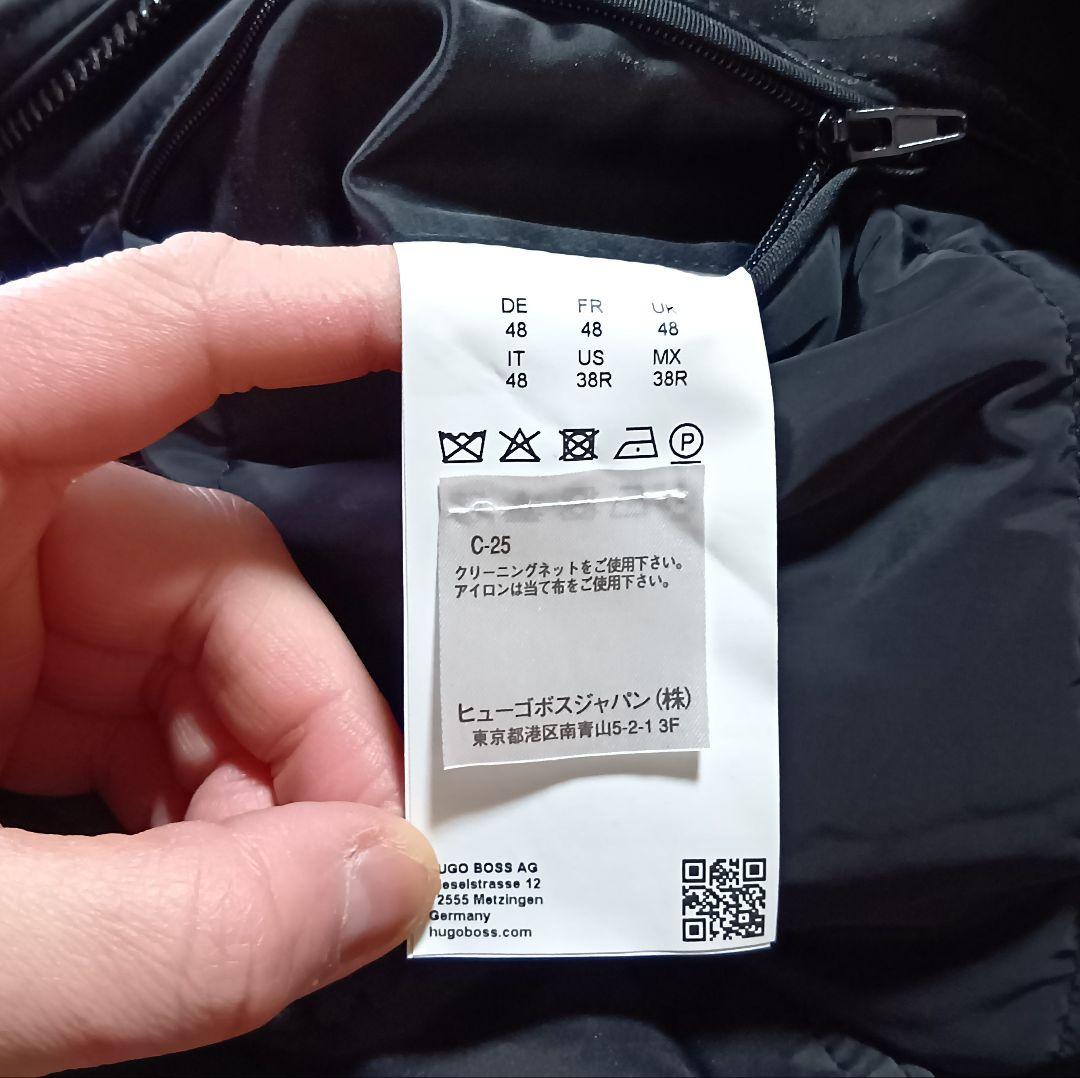 極美品 BOSS ペイズリー柄ボンバージャケット／MA1 ヒューゴボス 48