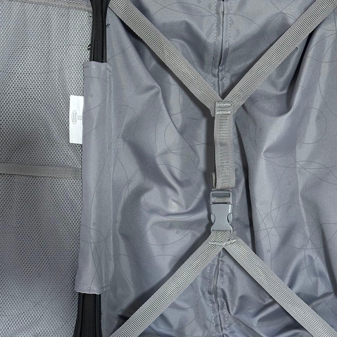 Samsonite スーツケース 20インチ TSAロック チャコール シルバー