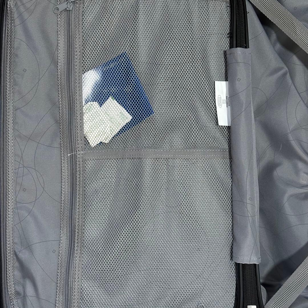Samsonite スーツケース 20インチ TSAロック チャコール シルバー