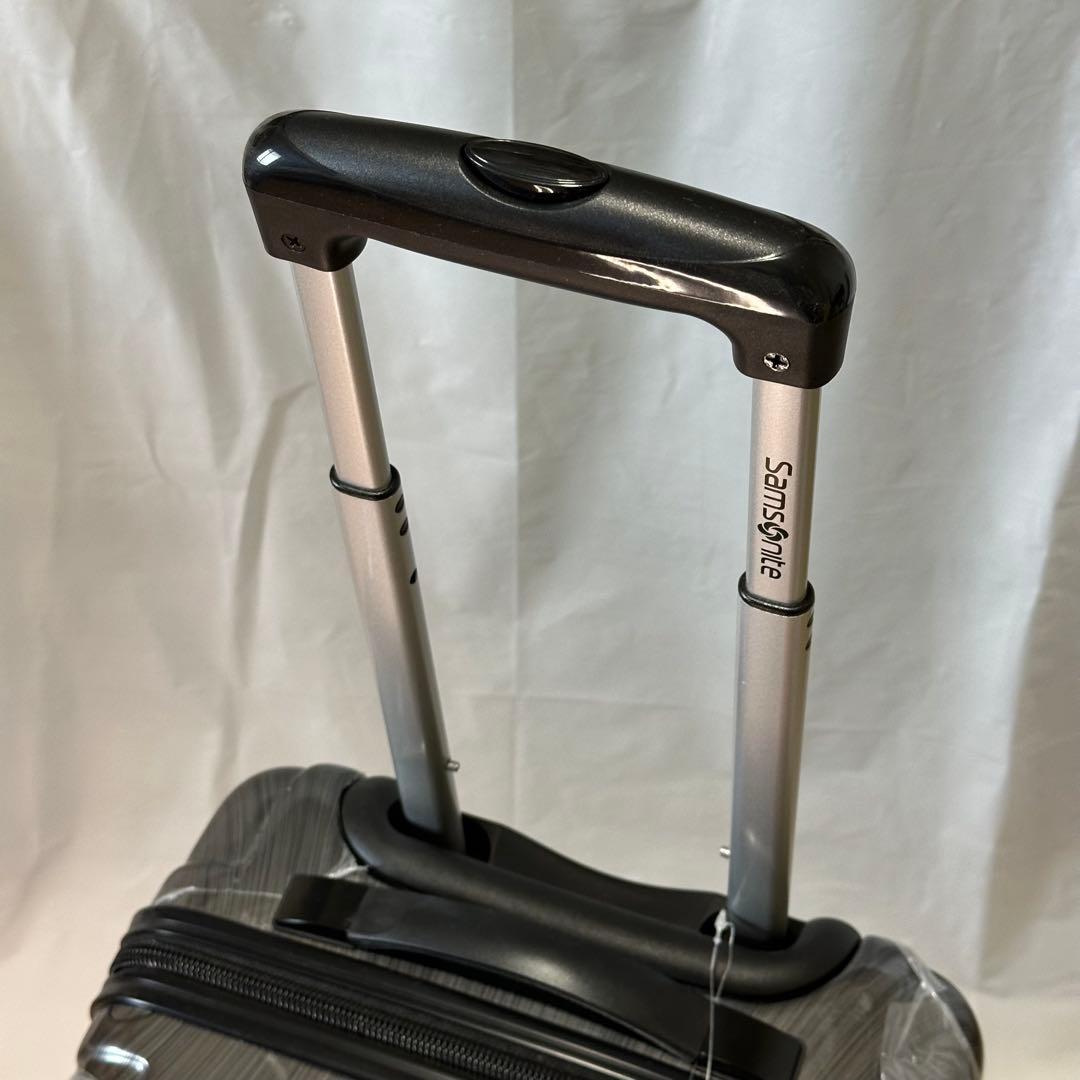 Samsonite スーツケース 20インチ TSAロック チャコール シルバー