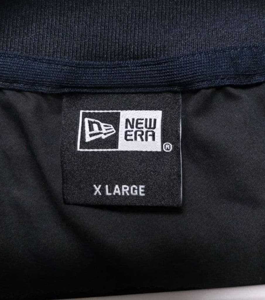 ニューエラ　プルオーバー　ナイロン　ジャケット　黒