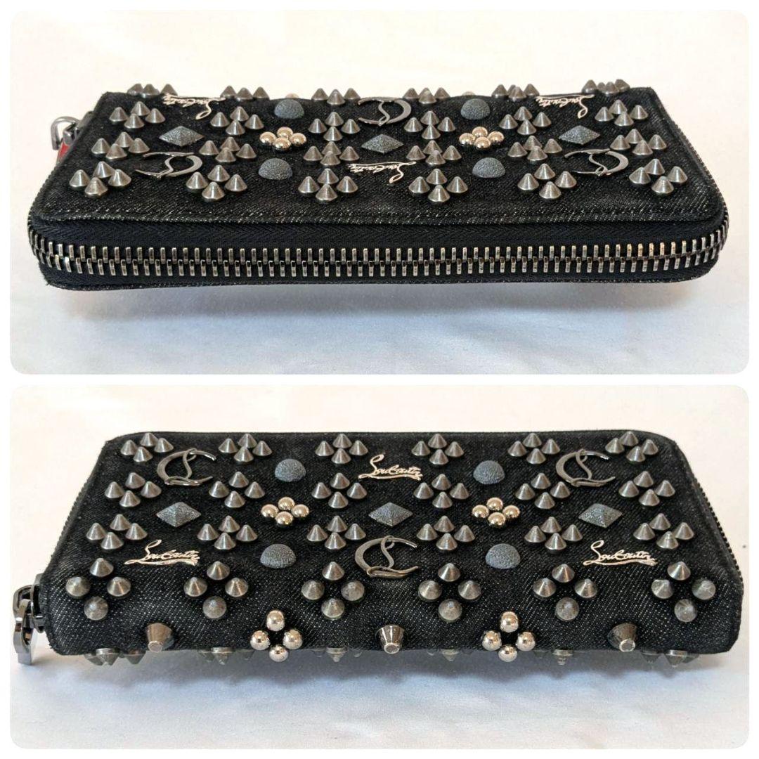 Christian Louboutin スタッズ パネレート ブラック 長財布