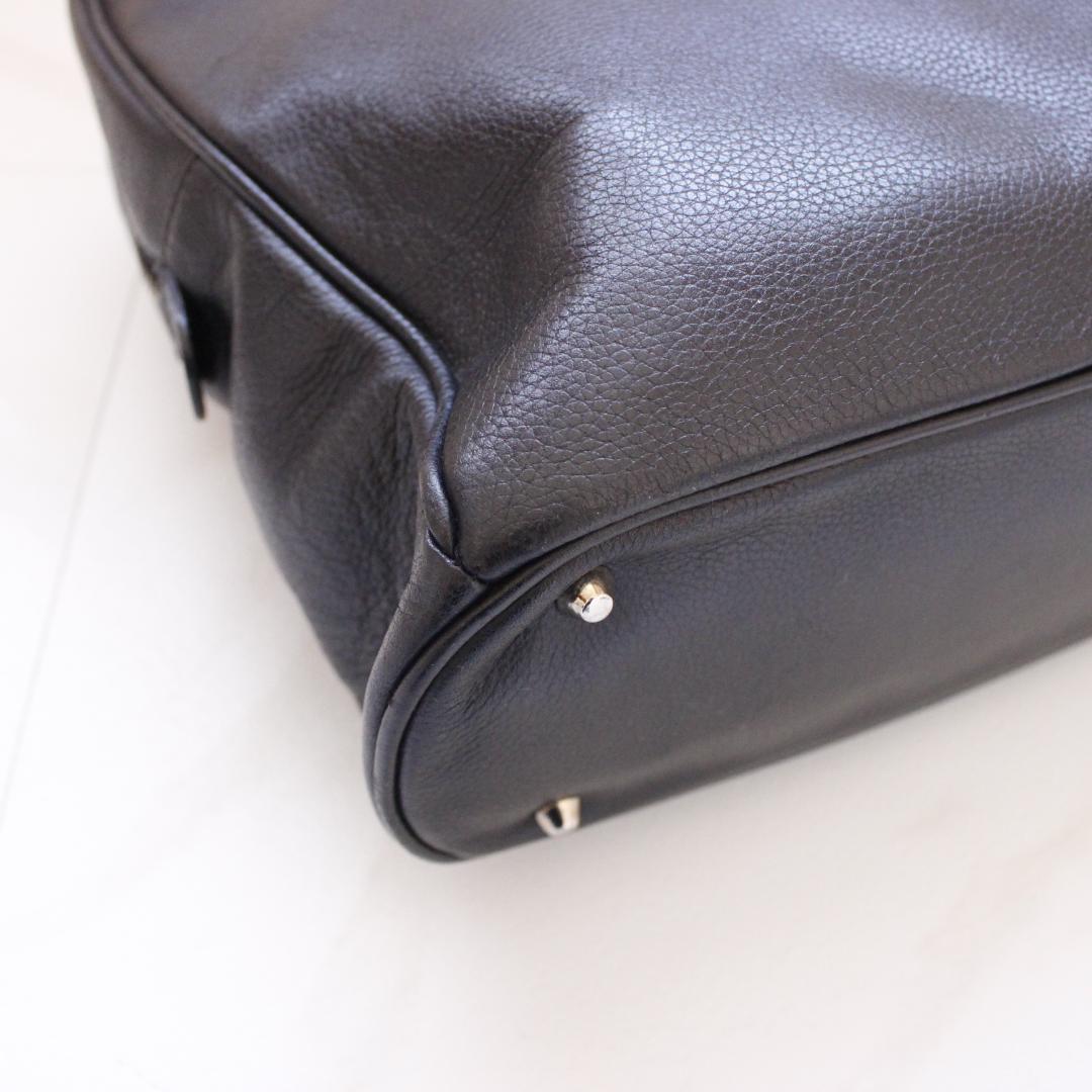 MORABITO ビジネスバッグ レザー ブラック 通勤用 トートバッグ