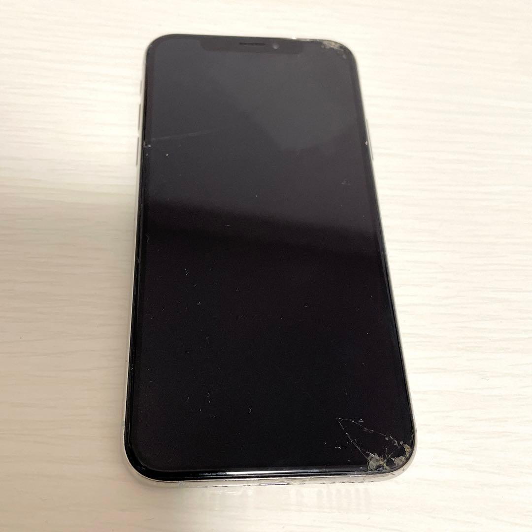 iPhone XS 64GB 本体 Face ID不可 画面割れあり