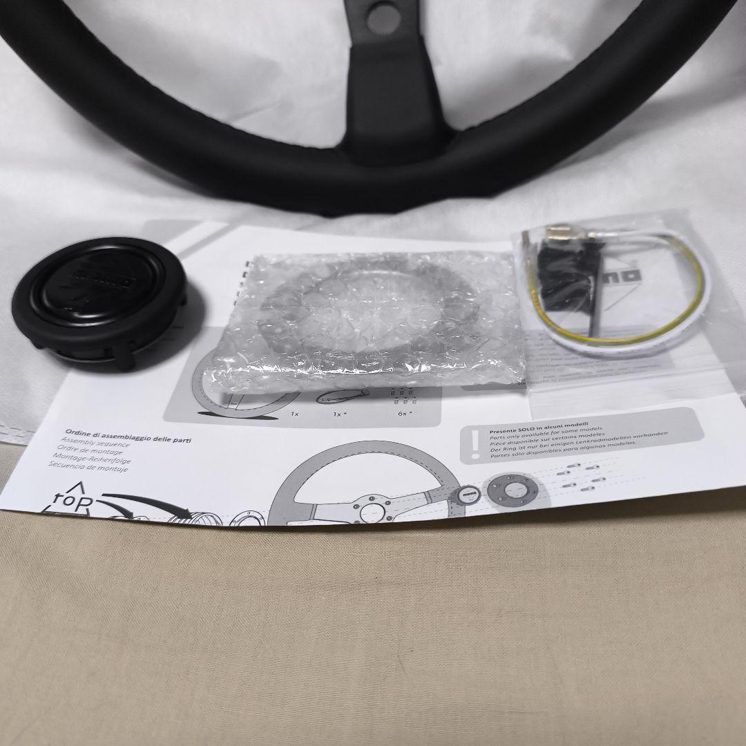 MOMO モモタイプ　350mm ディープコーン　ブラックエディション