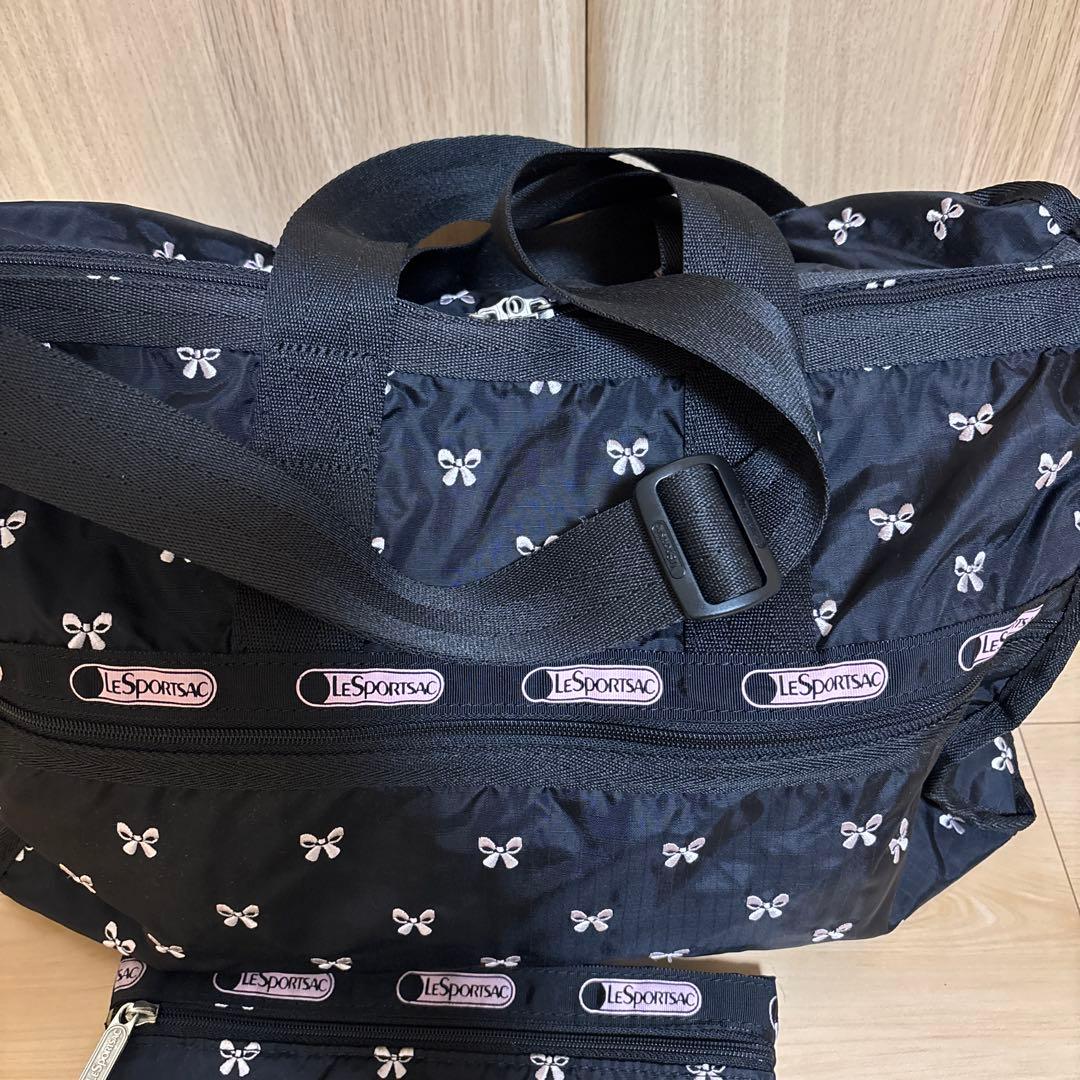 レスポートサック　ハワイ限定ボストンバッグミディアムサイズ　ポーチ付き