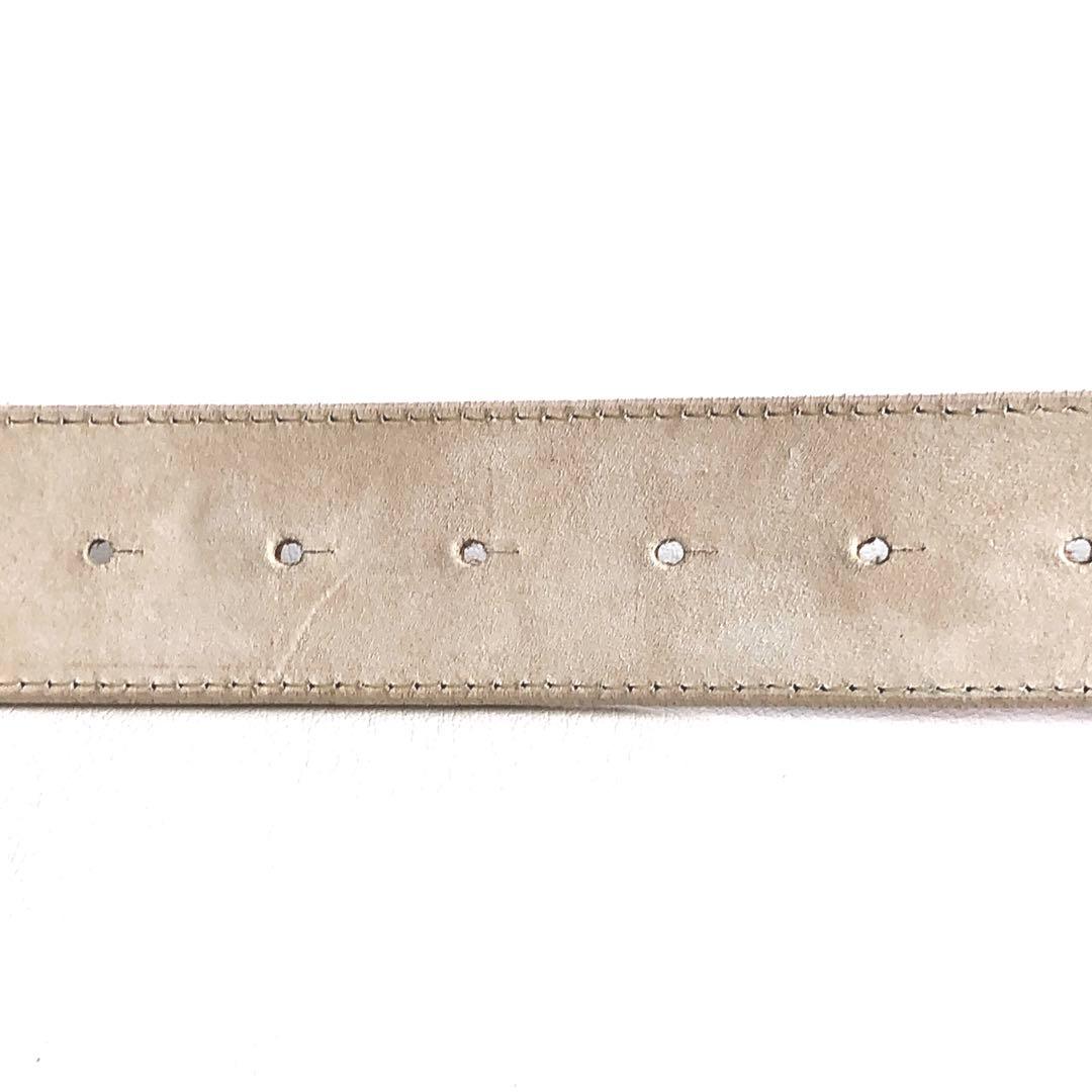 A BATHING APE チェック柄 ベルト 日本製 メタルバックル L