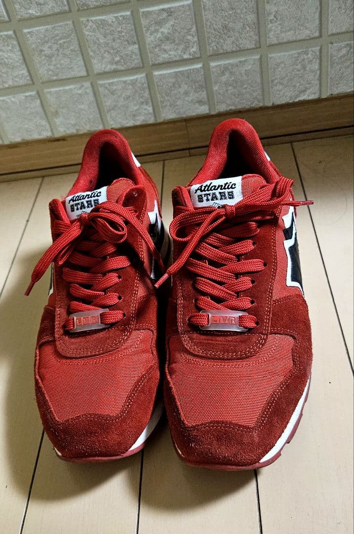 【美品】ATLANTIC STARS 限定 レッド スニーカー41