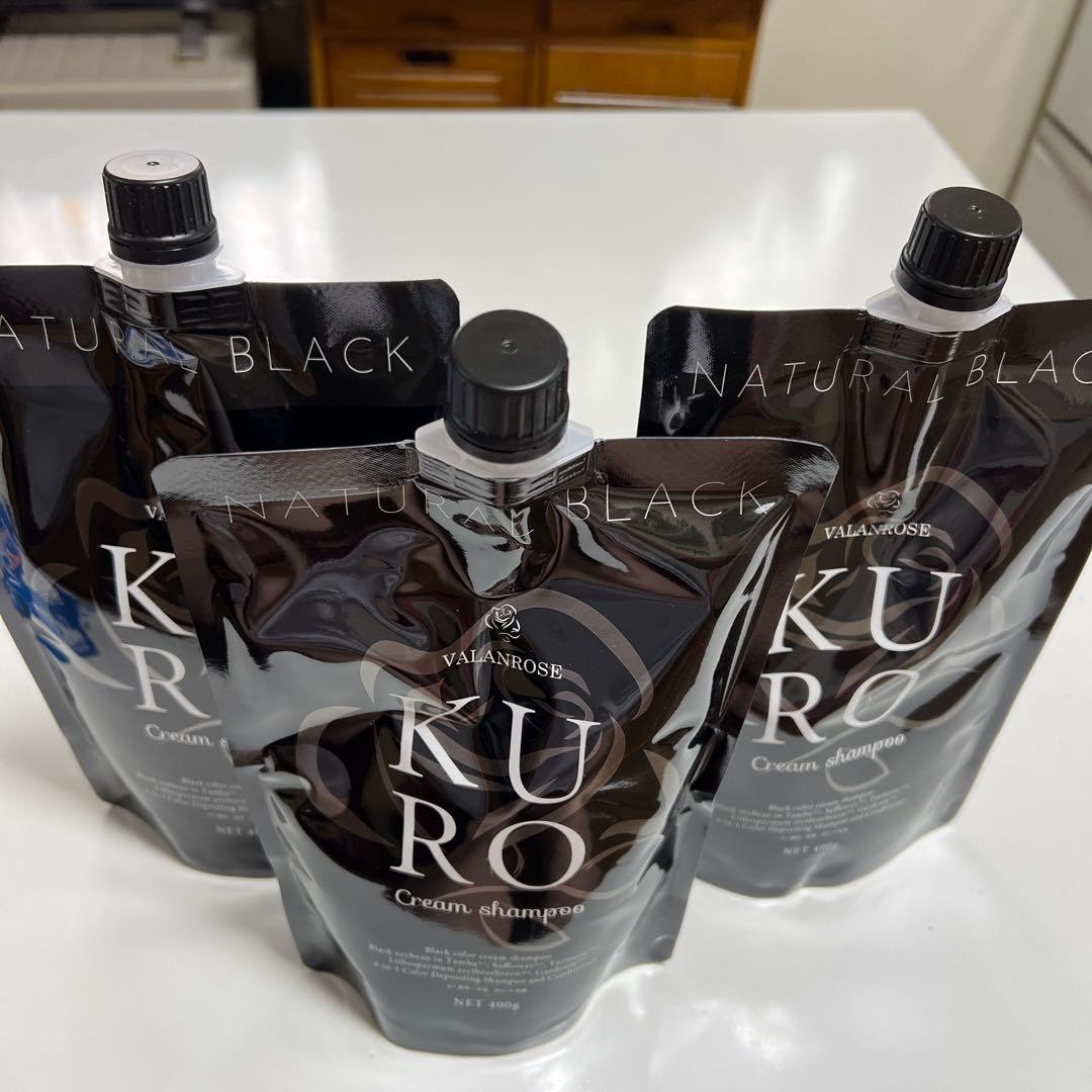 VILANROSE KURO Cream Shampoo 400g✖️３個