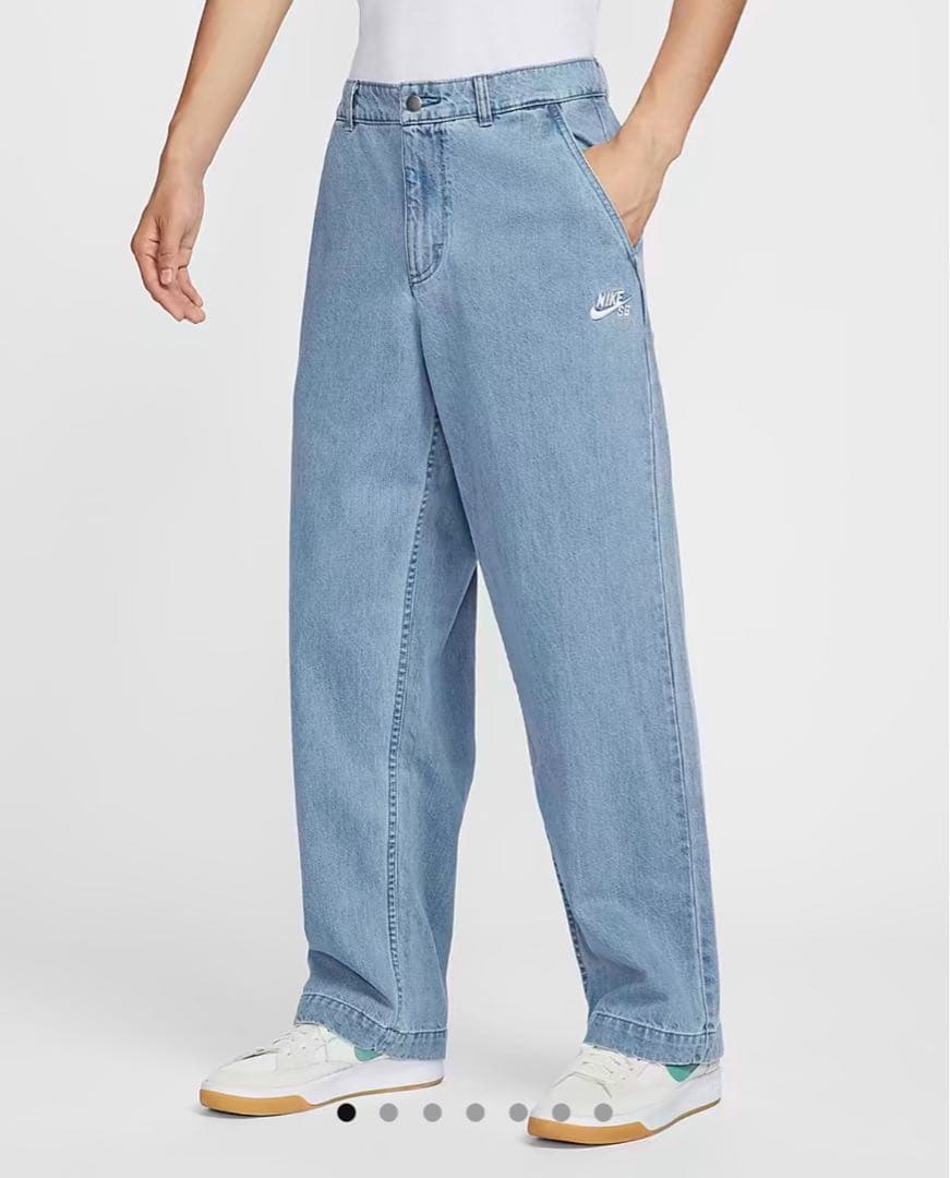 Nike SB ライトブルーデニムパンツサイズ32
