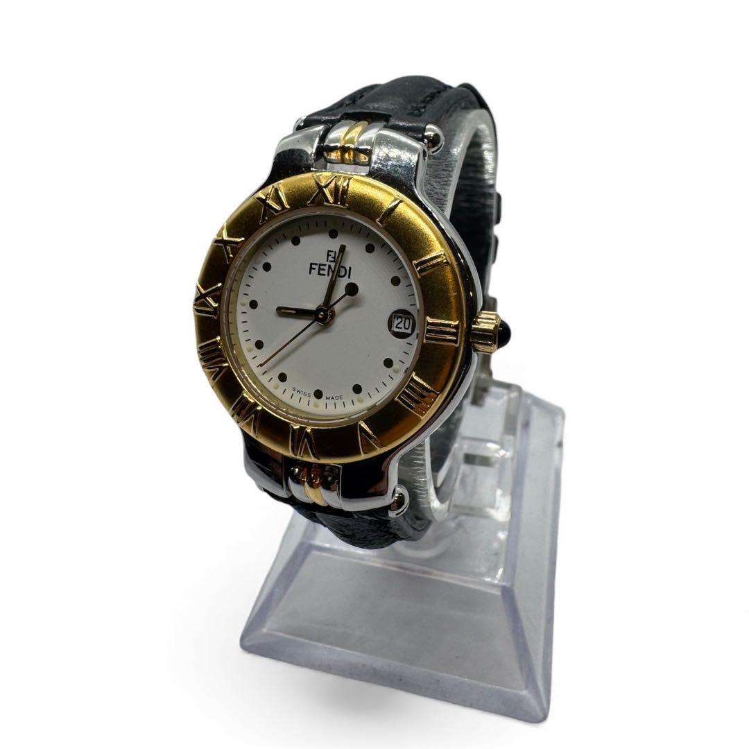 FENDI 腕時計 900L シルバー/ゴールド 白文字盤 レディース