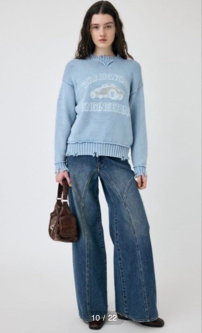 moussy SUNBURNED CHEMICAL バギー　マウジー