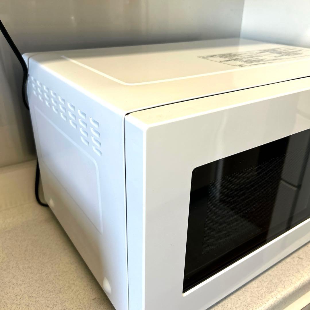 【美品】Panasonic NE-FL100-W 単機能電子レンジ ホワイト