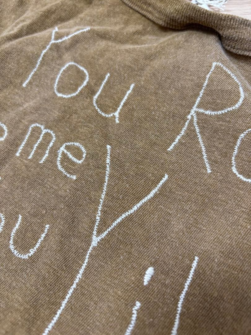 DENIMDUNGAREE×ディズニー Mickeyラクガキ刺繍used加工T