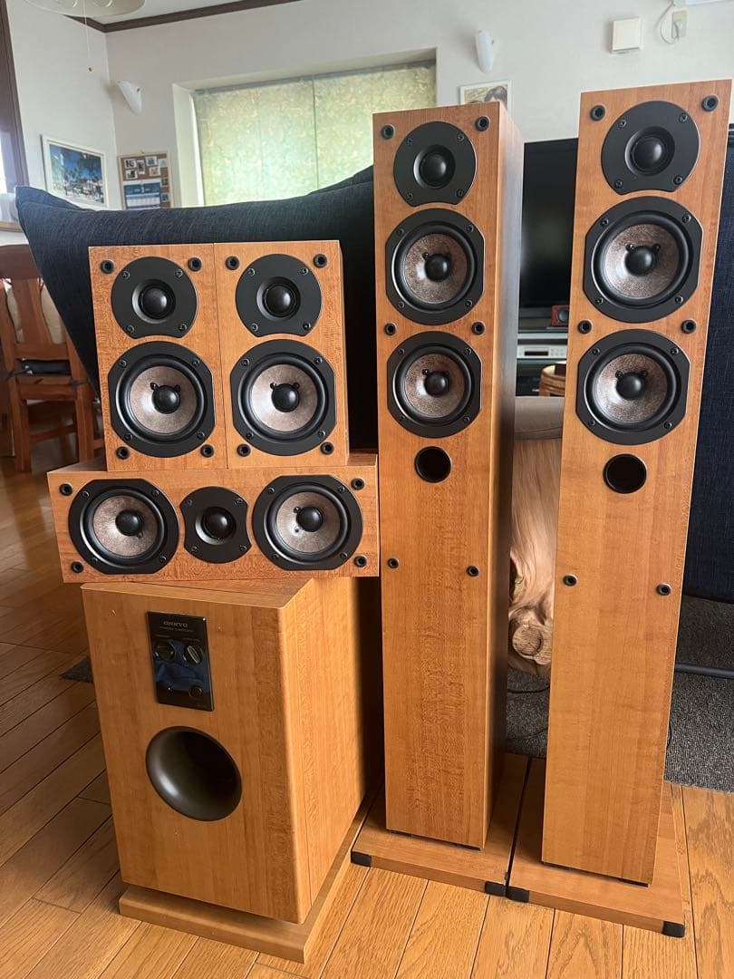 ONKYO D-105M D-105F D-105Cウーハー 付 ホームシアター