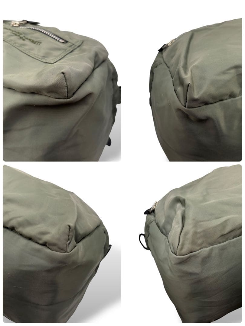 【ヴィンテージ】キャサリンハムネット　ボストンバッグ　トラベル　ナイロン　グレー