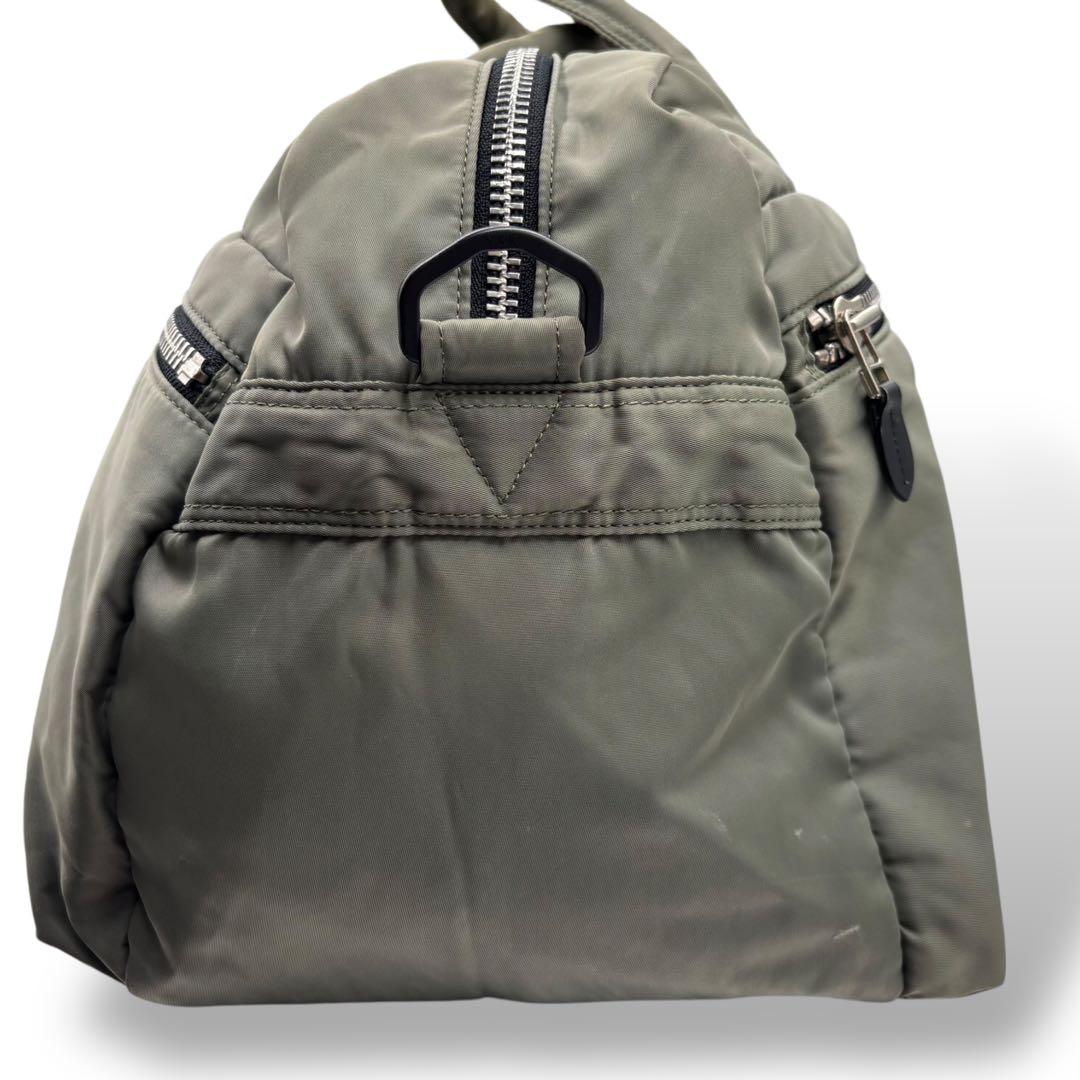 【ヴィンテージ】キャサリンハムネット　ボストンバッグ　トラベル　ナイロン　グレー