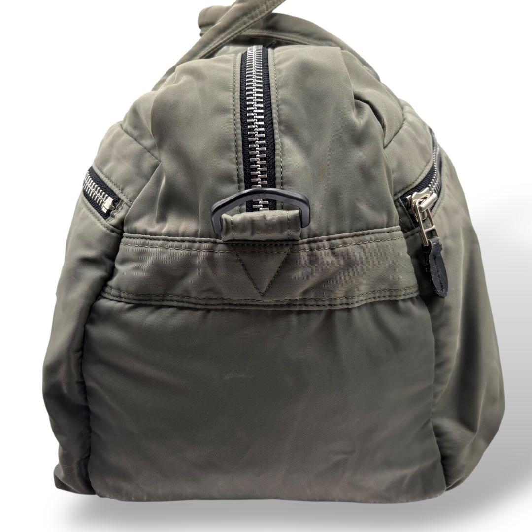 【ヴィンテージ】キャサリンハムネット　ボストンバッグ　トラベル　ナイロン　グレー