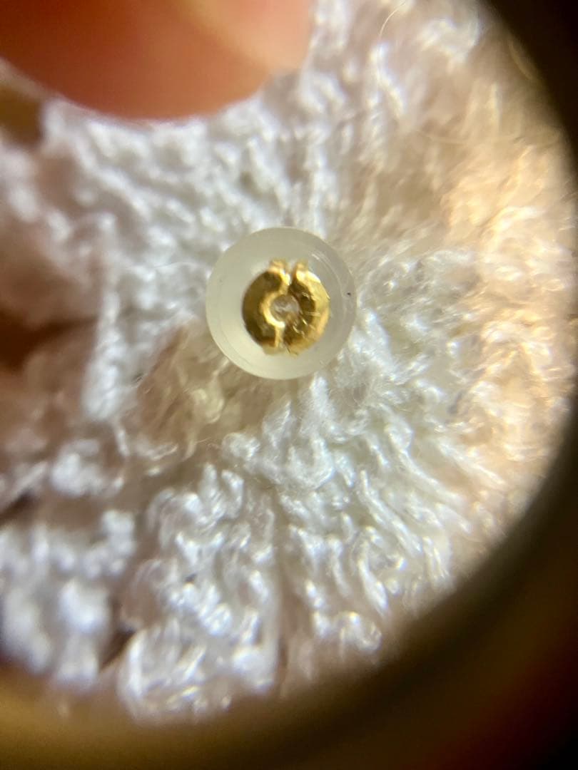 K18＊ルビーピアスです