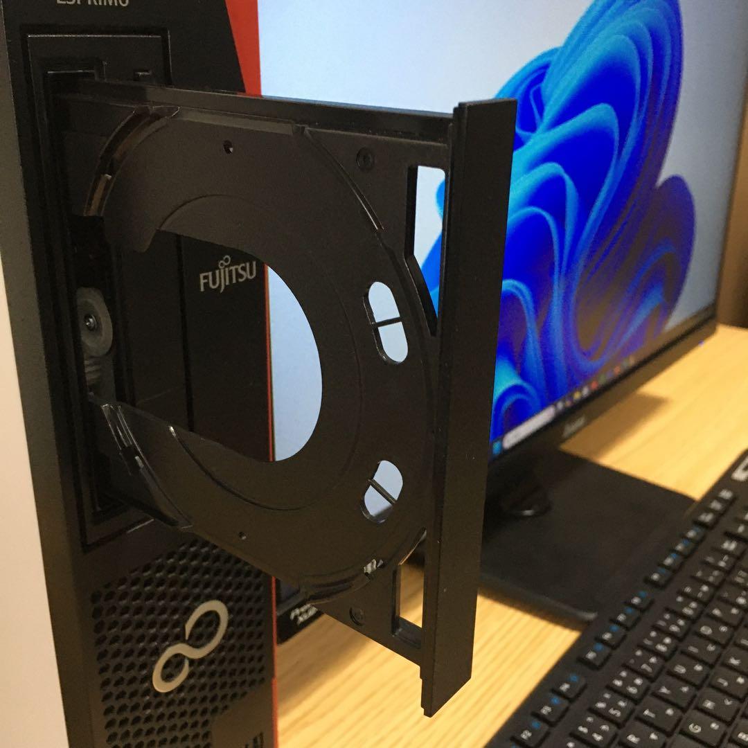 富士通 Win11 Office 快速i3 8G SSD 23.8'モニタ 取説