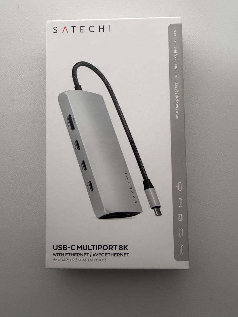 SATECHI V3 USB-C MULTIPORT 8K シルバー