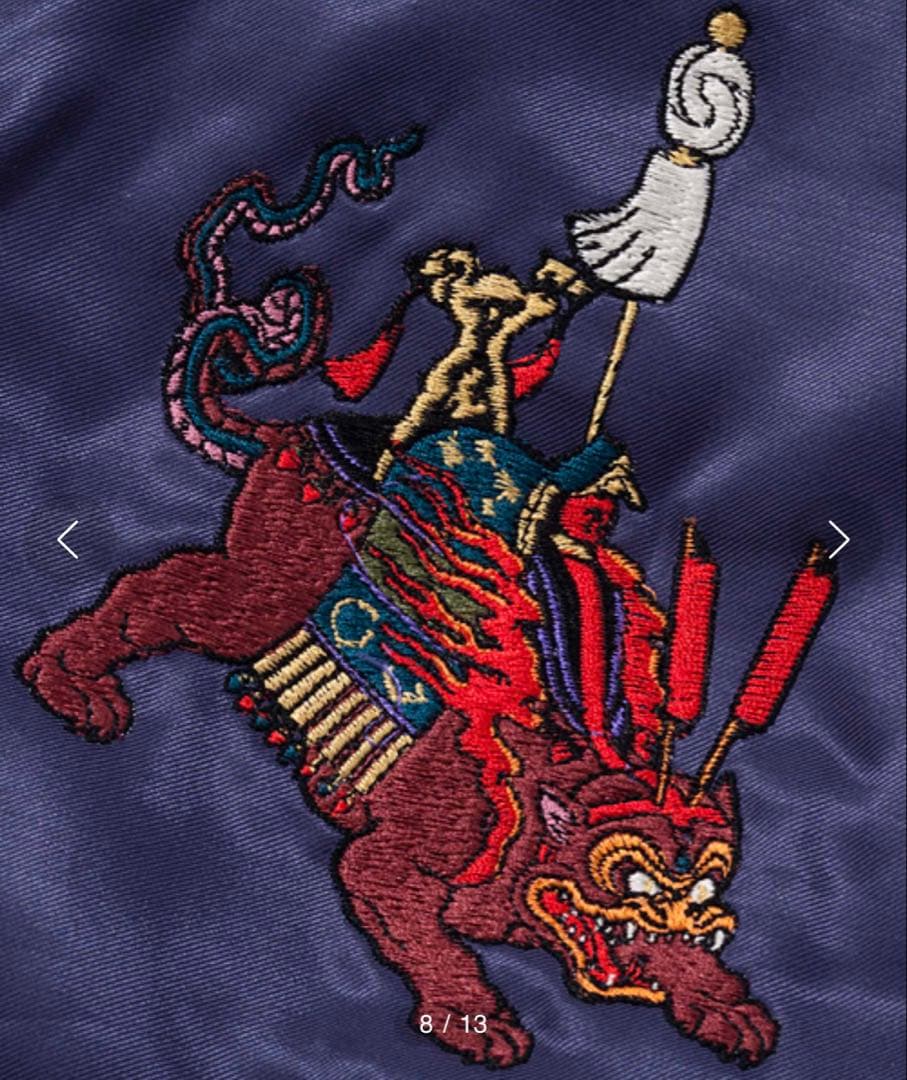 未使用　タグ付き　テーラー 東洋 スカジャン エクストララージ 天明屋尚