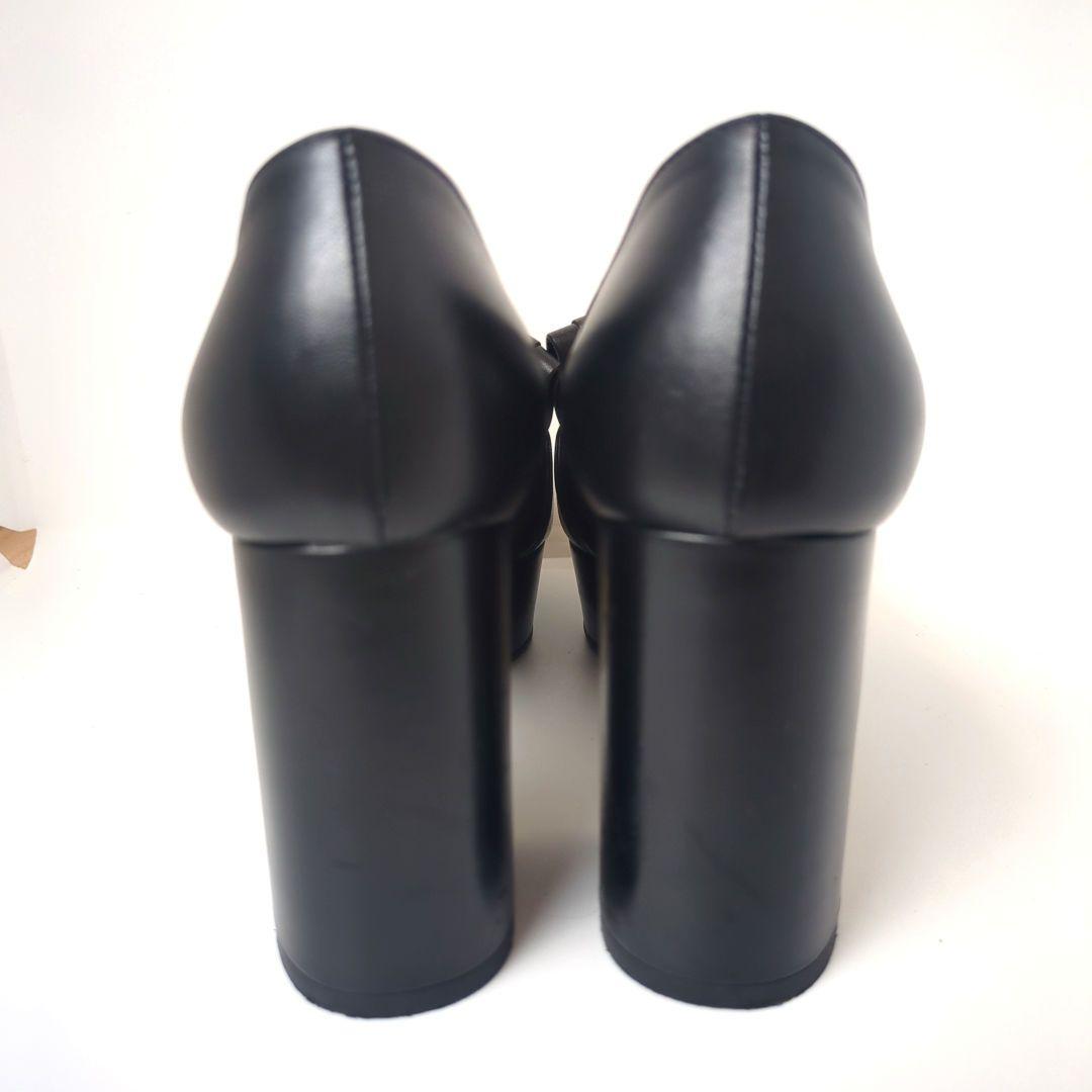 GUCCI　ハイヒール　GGマーモント　ゴールド金具　フリンジ　36.5