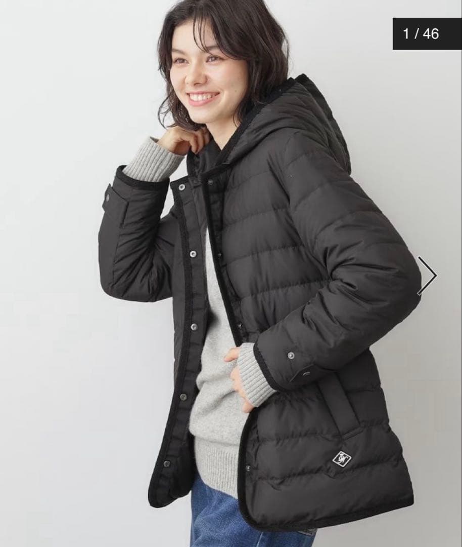 デッサンDessin撥水 2WAY ミュラーダウンコート ミドル丈