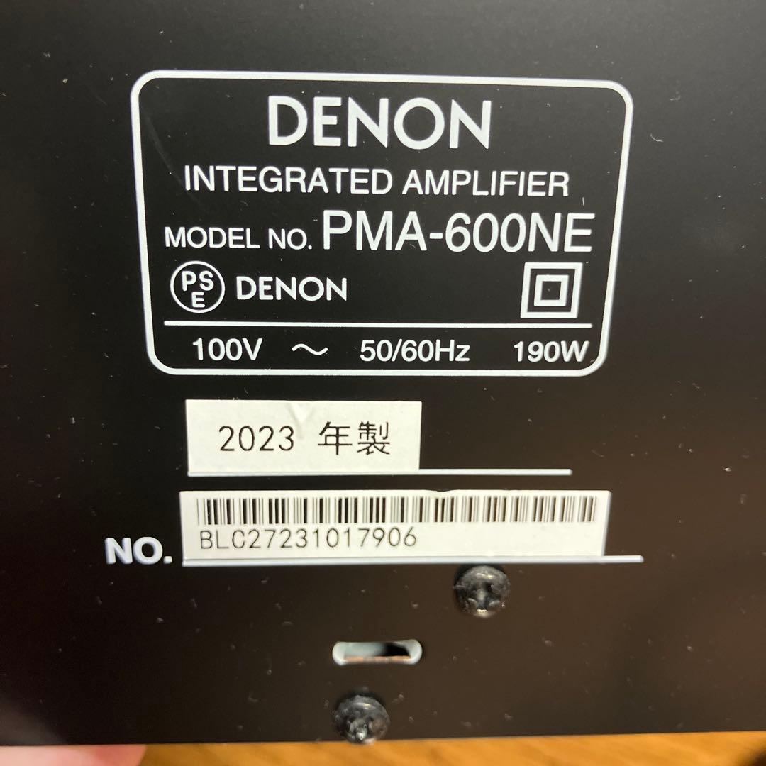 DENON PMA-600NE/2023年製