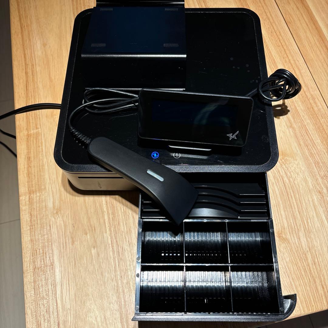 スター精密　mPOP10　レシートプリンター内蔵キャッシュドロア　3点セット売り