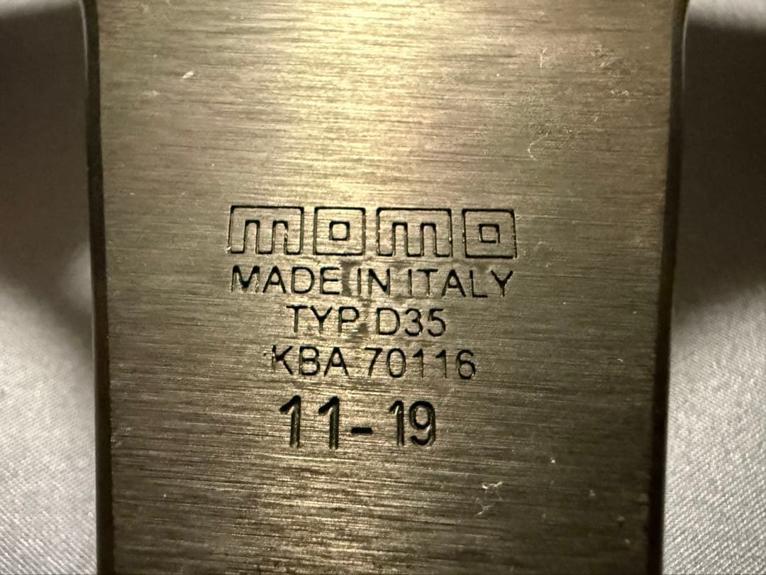 無限 MUGEN ステアリング momo 純正品 バックスキン