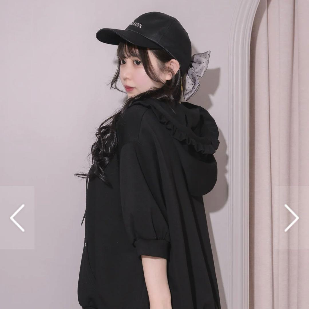 pium バックリボンサテンキャップ