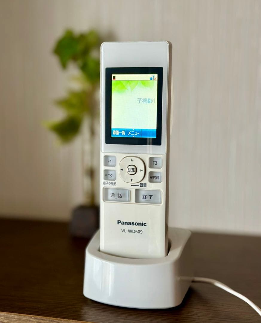 パナソニック インターホンドアホン 子機 品番VL-WD609 専用バッテリー付