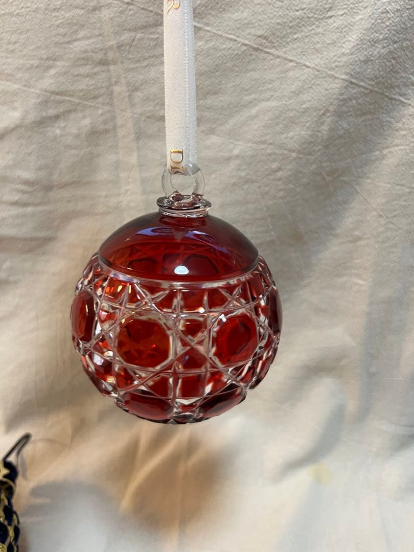 未使用品 Dior クリスチャンディオール クリスマスオーナメント4点セットF7