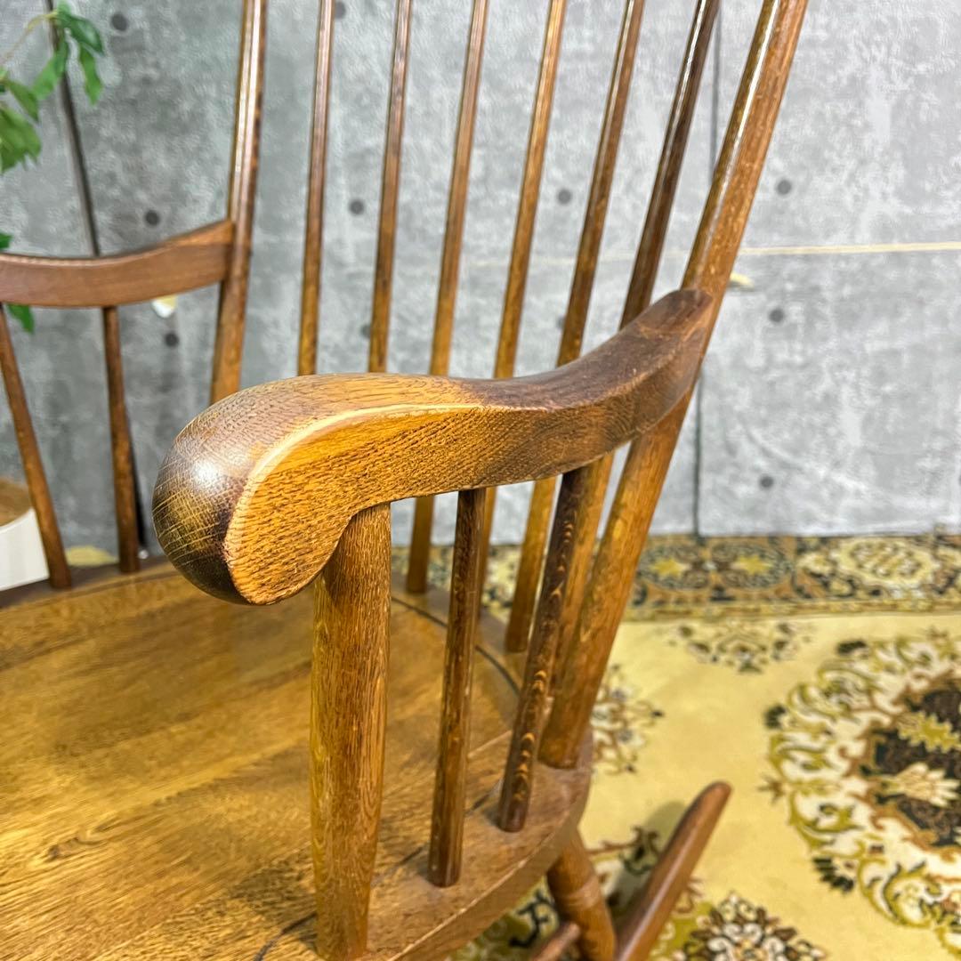 奈美꧁飛騨産業 HIDA꧂キツツキマーク ロッキングチェア 椅子