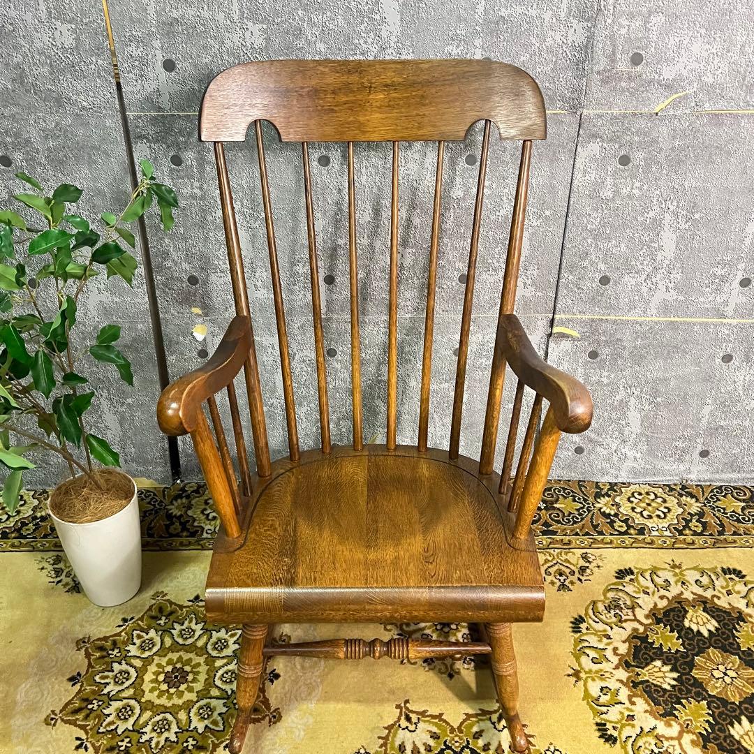 奈美꧁飛騨産業 HIDA꧂キツツキマーク ロッキングチェア 椅子