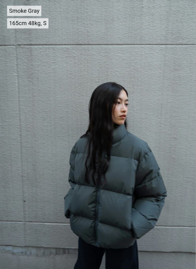 ジャケット・アウター ohotoro heritage duck down smoke gray