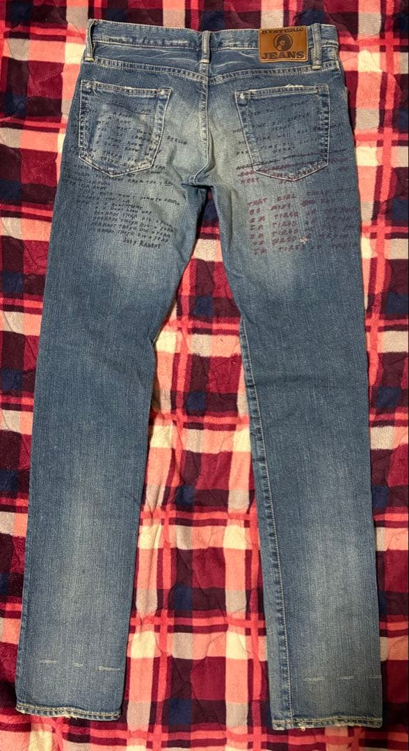 HYSTERIC GLAMOUR RAMONES スキニーデニム ヒス