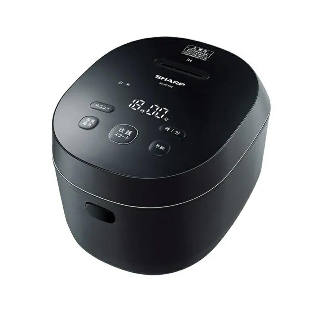 m SHARP KS-HF10B 炊飯器 IH 5.5合 しゃもじ付