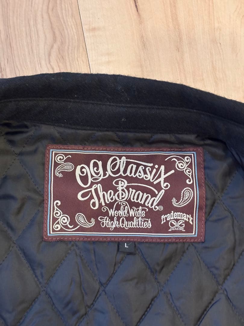 OG CLASSIX ウールジャケット 刺繍 Lサイズ 黒 ローライダー