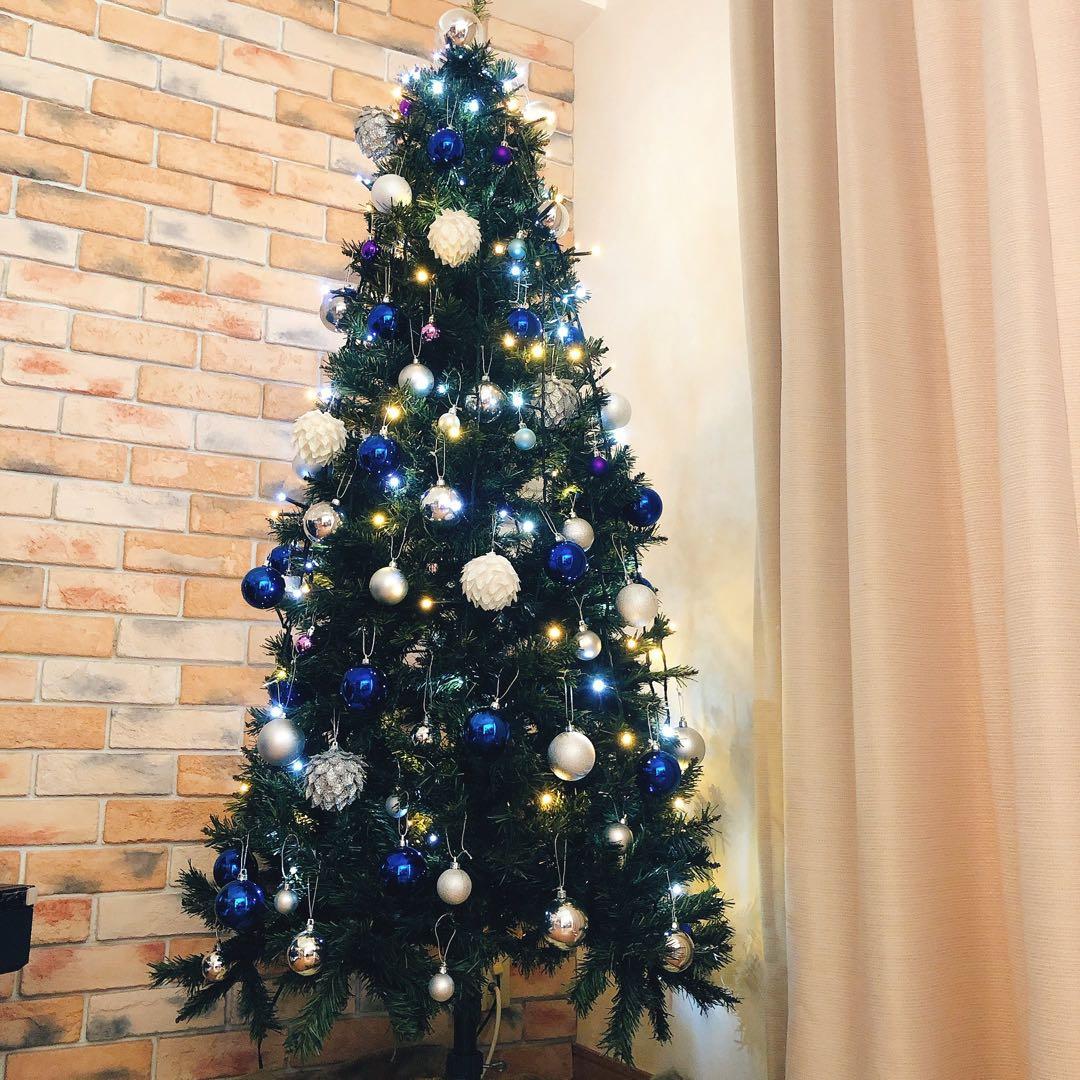 クリスマスツリー 180cm オーナメント LED 収納袋 全部付き❗️