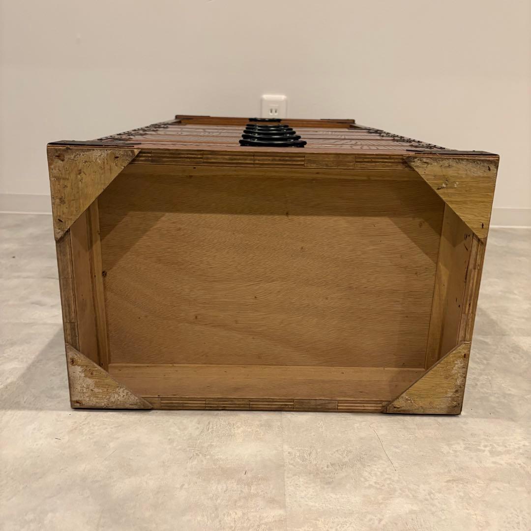 福島民芸　民芸家具　電話台　6段チェスト