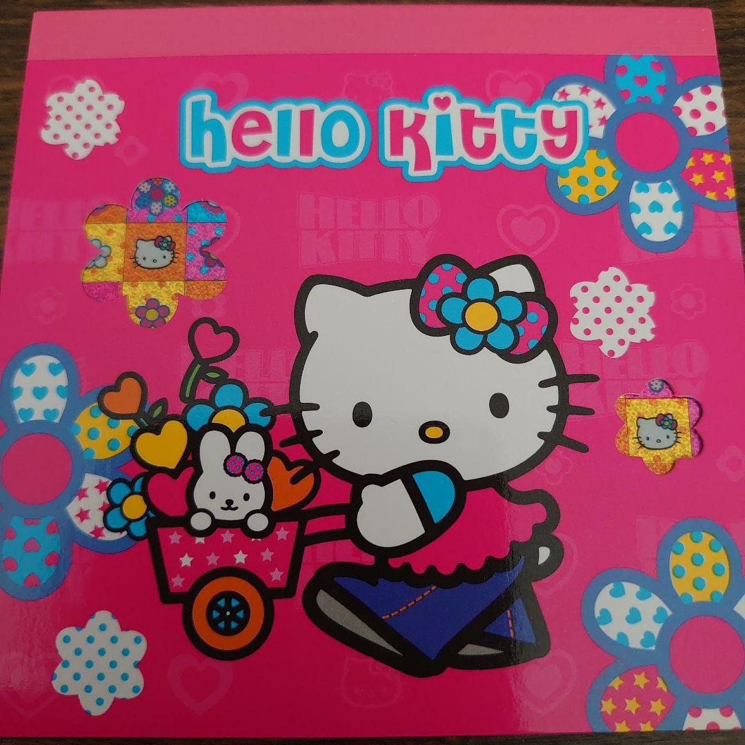 は*れ様 新品♡ハローキティ海外限定フラワーメモ
