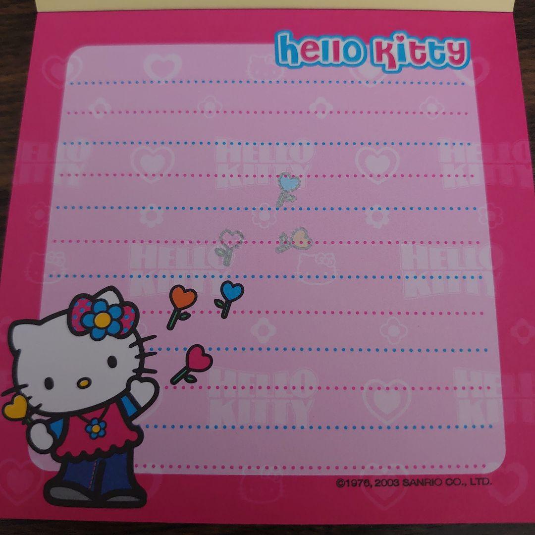 は*れ様 新品♡ハローキティ海外限定フラワーメモ