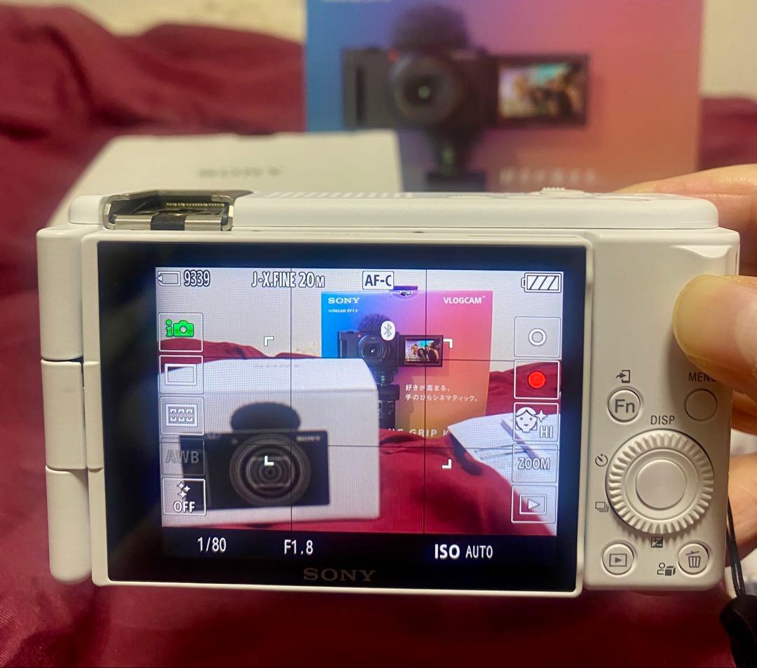 【届いてすぐ使える】SONY ZV-1II VLOGCAMホワイト【美品】