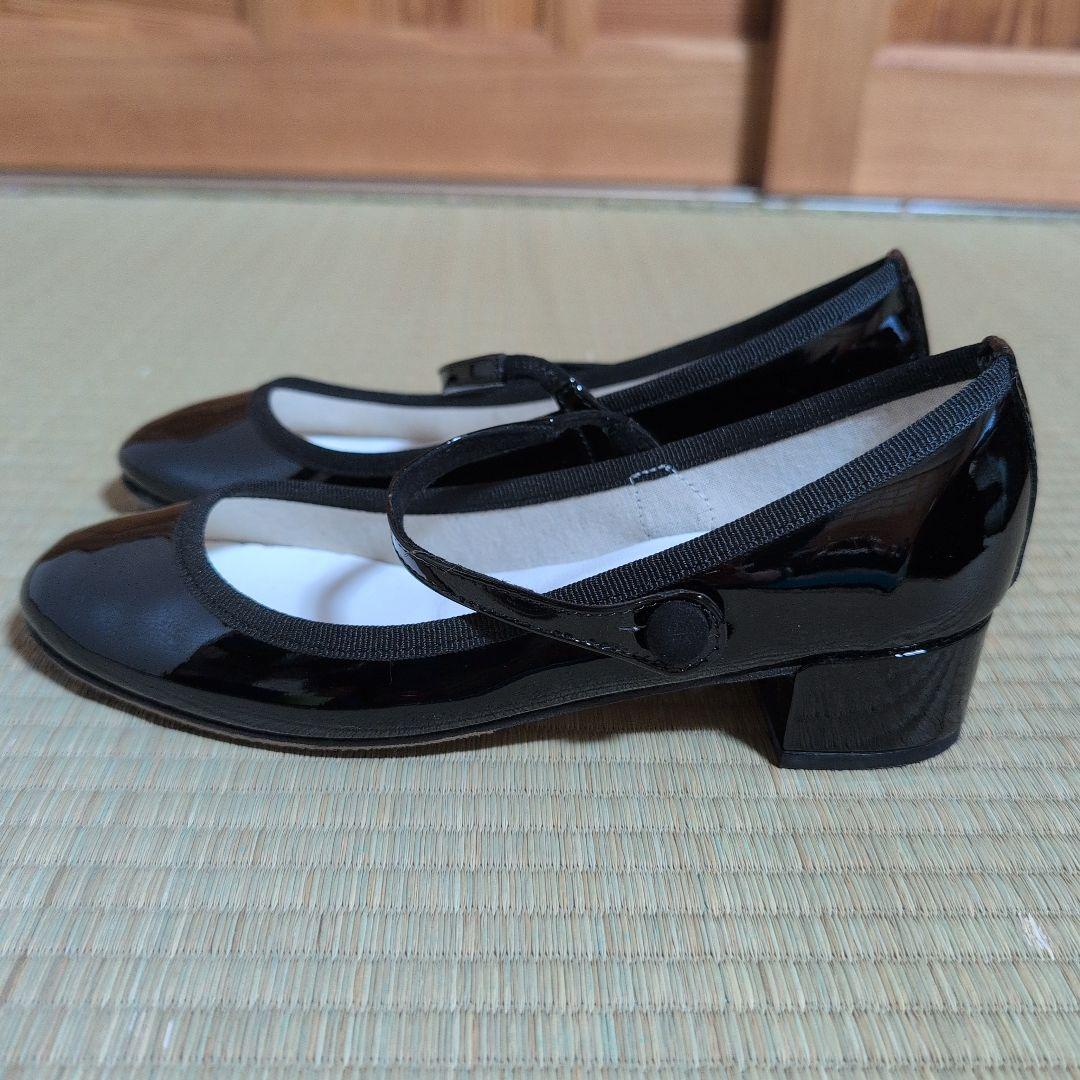 レペット　repetto　リオ　パテントレザー　黒　36　メリージェーン
