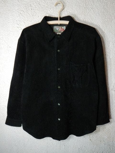 o2588　レア　BANDANNA　レトロ　ビンテージ　スウェード　シャツ
